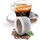 Capsuleit capsule.it 100 capsule caffè tre venezie decaffeinato compatibili con sistema espresso cap te