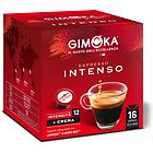 Gimoka 96 capsule intenso compatibili con sistema lavazza a modo mio